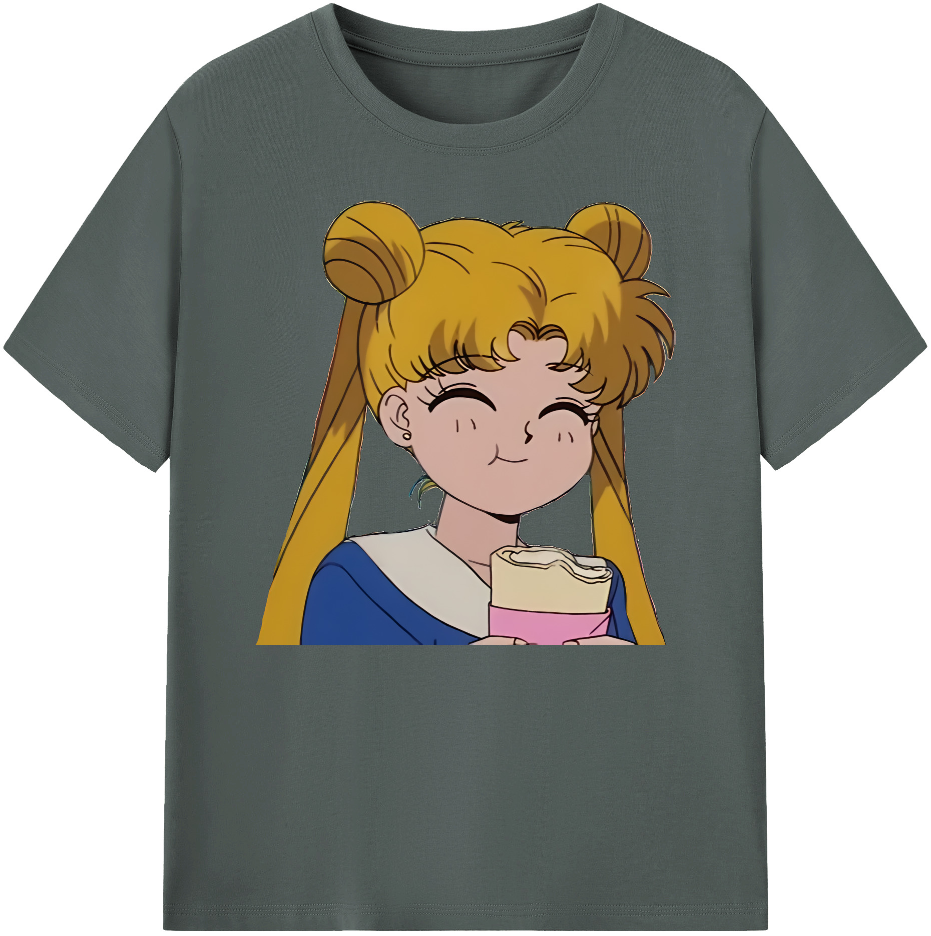 （画像用） 美少女戦士セーラームーン 愛野 美奈子 あいの みなこ Sailor Moon Aino Minako 綿100％ メンズ半袖Tシャツ｜肌触りやわらか＆通気性
